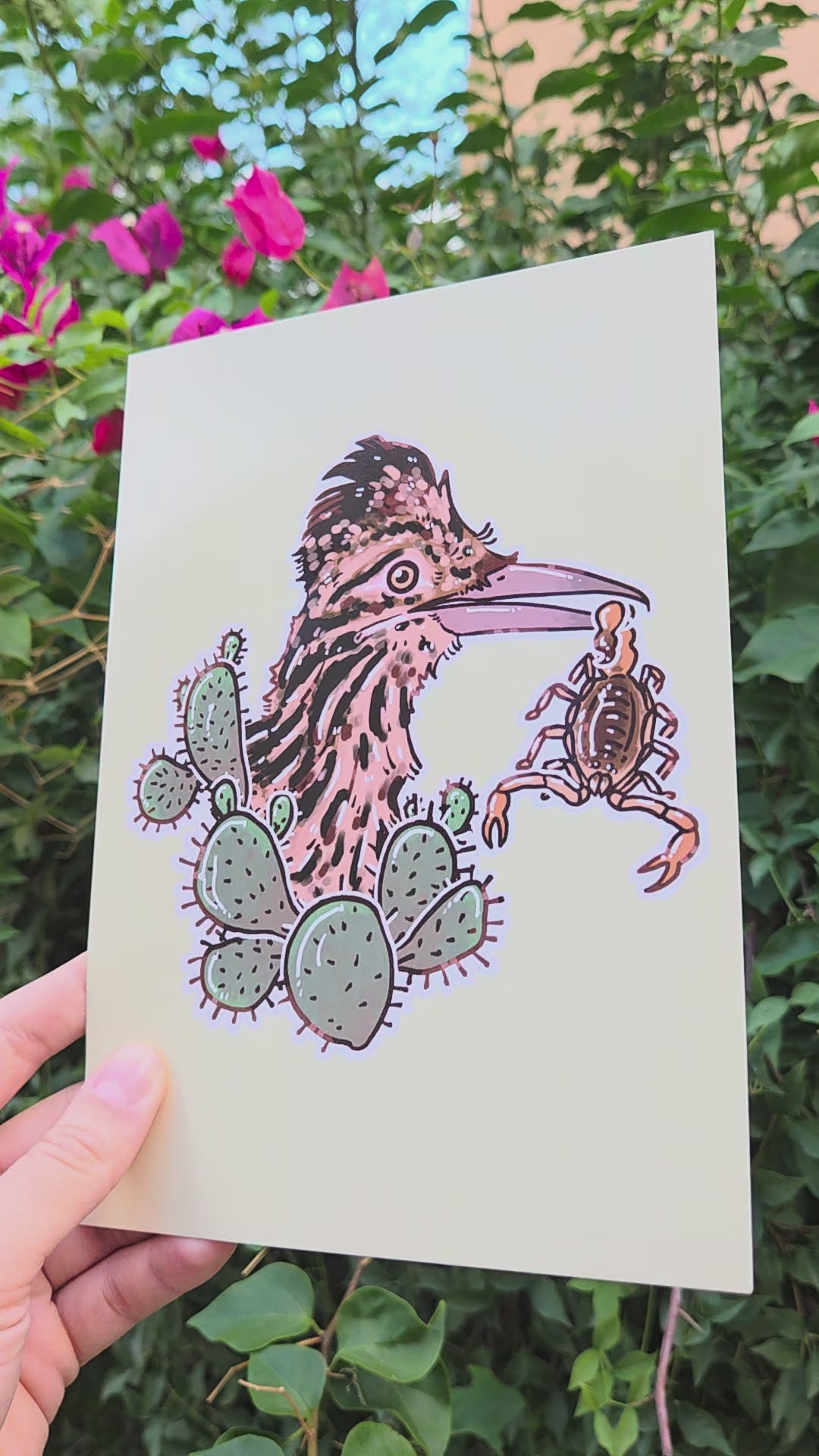 "Roadrunner Snack Time" Poster Print