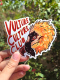 "Vulture Culture Club" 4 Inch Waterproof Glossy Vinyl Sticker