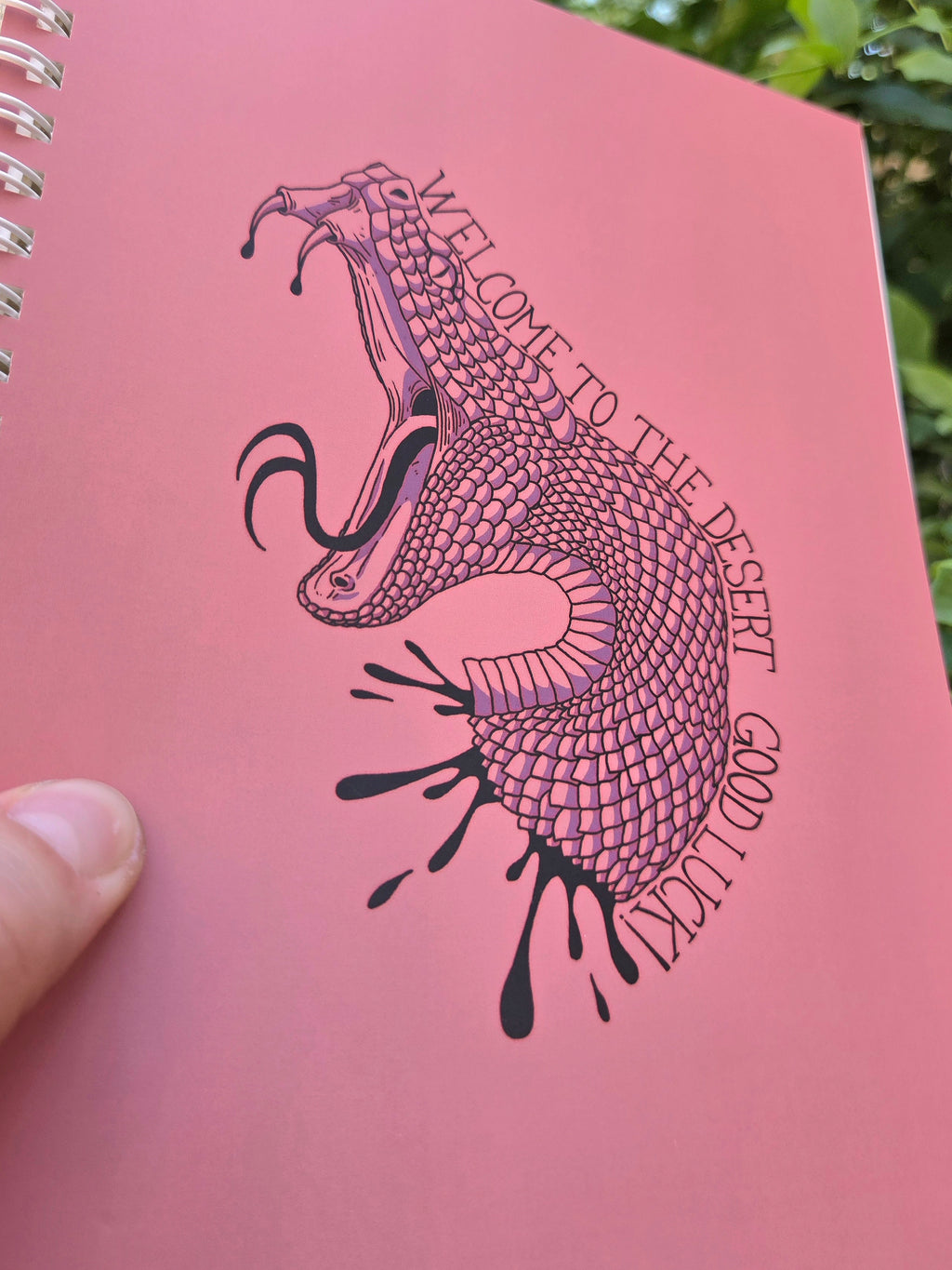 "Welcome to the Desert" A5 Spiral Notebook