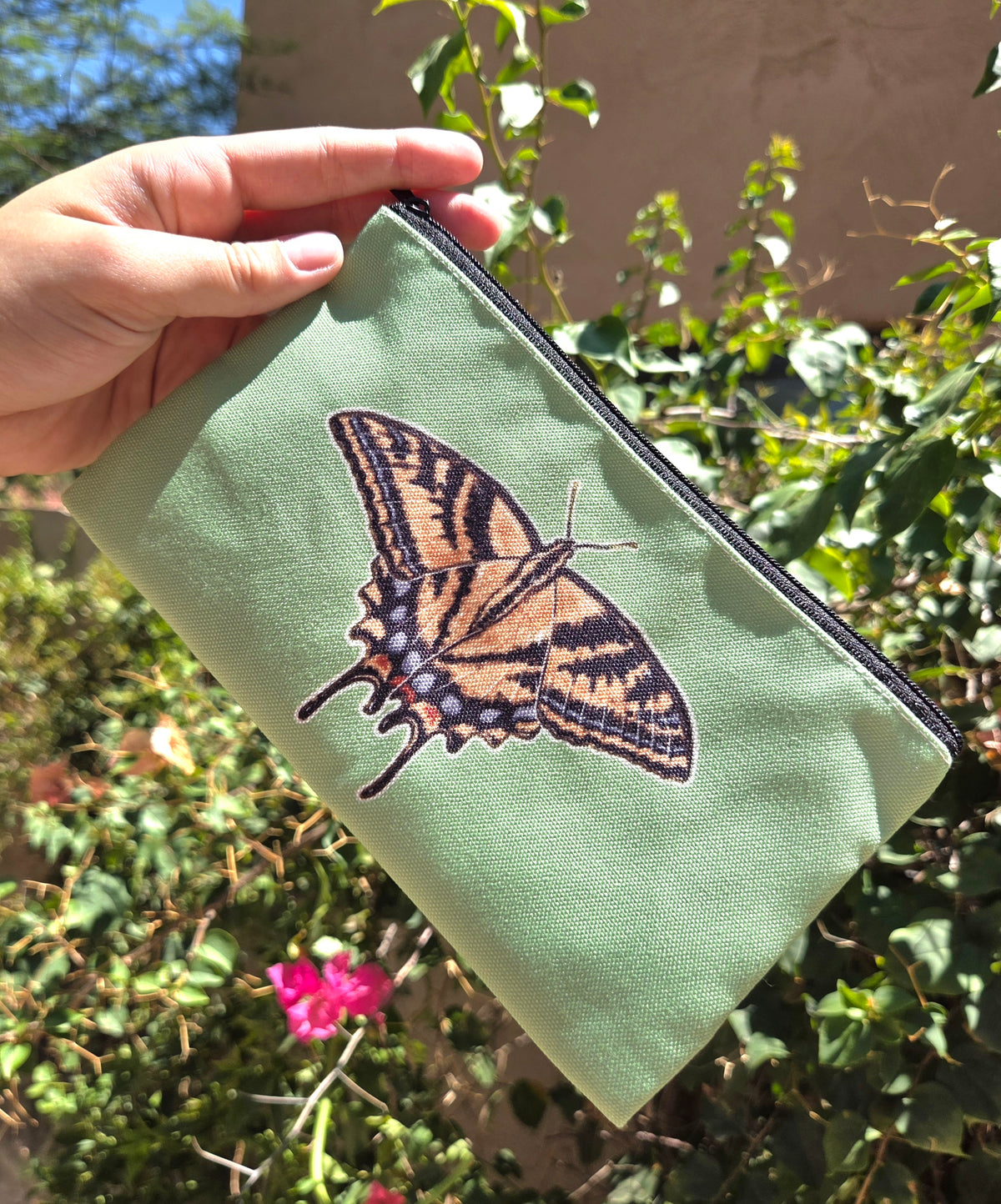 "Tiger Swallowtail" Canvas Pencil Bag