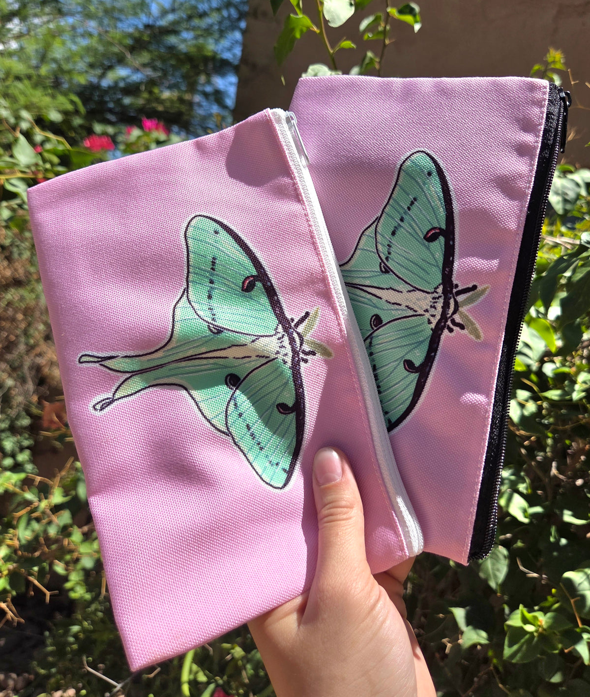"Luna Moth" Canvas Pencil Bag