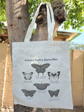 Arizona Native Butterflies Canvas Tote Bag
