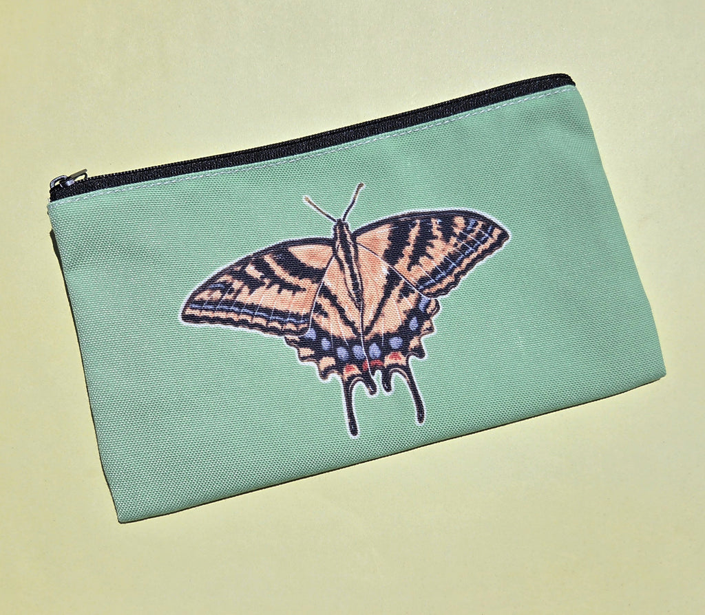 "Tiger Swallowtail" Canvas Pencil Bag